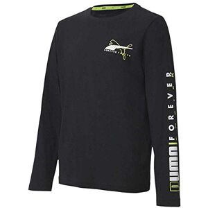 Puma Alpha Longsleeve tee B T-shirt, Children, boys, T-Shirt, 583191-01_XS, Black, 3-4Y Puma Alpha Longsleeve tee B T-shirt, Children, boys, T-Shirt, 583191-01_XS, Black, 3-4Y
