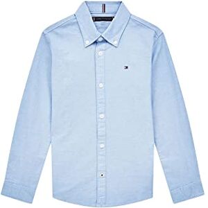 Tommy Hilfiger Boys’ Stretch Oxford Shirt, Blue (Calm Blue), 8 Years Tommy Hilfiger Boys’ Stretch Oxford Shirt, Blue (Calm Blue), 8 Years