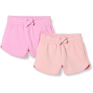 Amazon Essentials Girls' Sweat Shorts, Pack of 2, Light Pink/Pink, 6-7 Years Amazon Essentials Girls' Sweat Shorts, Pack of 2, Light Pink/Pink, 6-7 Years