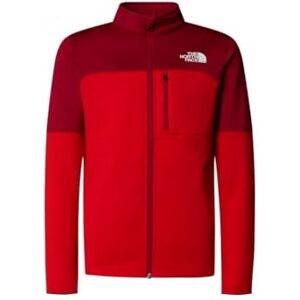 The North Face Kids Hike Midlayer Full Zip Jacket, High Risk Red/Garnet Re, 12 Years The North Face Kids Hike Midlayer Full Zip Jacket, High Risk Red/Garnet Re, 12 Years
