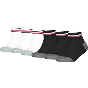 Tommy Hilfiger 8719965009202 TH KIDS ICONIC SPORTS QUARTER 6P ECOM, black/white, 27-30 Tommy Hilfiger 8719965009202 TH KIDS ICONIC SPORTS QUARTER 6P ECOM, black/white, 27-30