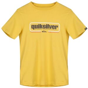 Quiksilver Short-Sleeved T-Shirt EV Box Shaped SS Boy's Yellow 10 Quiksilver Short-Sleeved T-Shirt EV Box Shaped SS Boy's Yellow 10