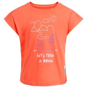 Jack Wolfskin Unisex Kid's Take A Break T G T-Shirt, Digital Orange, 140 (EU) Jack Wolfskin Unisex Kid's Take A Break T G T-Shirt, Digital Orange, 140 (EU)