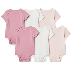 Amazon Essentials Unisex Babies' Baby Unisex 6-Pack Short-Sleeve Bodysuits, Multicolor, 0-3 Months Amazon Essentials Unisex Babies' Baby Unisex 6-Pack Short-Sleeve Bodysuits, Multicolor, 0-3 Months