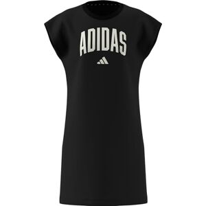 adidas Girl's Seasonals Collegiate Typography Dress, Black/Off White, 14-15 Years adidas Girl's Seasonals Collegiate Typography Dress, Black/Off White, 14-15 Years