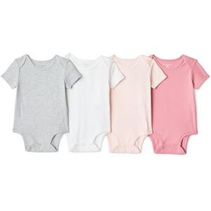 Amazon Essentials Baby Boys' Baby Unisex 8-Pack Short-Sleeve Bodysuits, Light Heather Grey/Pink, 24 Months Amazon Essentials Baby Boys' Baby Unisex 8-Pack Short-Sleeve Bodysuits, Light Heather Grey/Pink, 24 Months