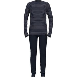 Odlo Thermal Underwear Children's Active Warm I Winter Leggings and Long Sleeve Thermal Shirt Girls Boys I Warm Ski Underwear Set, 80, Dark Sapphire Grey Ridge Odlo Thermal Underwear Children's Active Warm I Winter Leggings and Long Sleeve Thermal Shirt Girls Boys I Warm Ski Underwear Set, 80, Dark Sapphire Grey Ridge