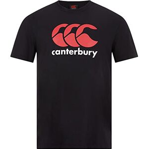 Canterbury Junior Boys CCC Logo T-shirt Comfortable Regular Fit Cotton Blend Non-Technical T-Shirt, Black, 8 Canterbury Junior Boys CCC Logo T-shirt Comfortable Regular Fit Cotton Blend Non-Technical T-Shirt, Black, 8