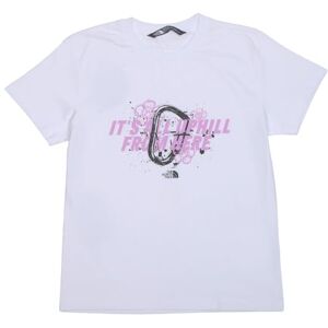The North Face Girl's Graphic Relaxed S/S T-Shirt, TNF White, 7/8 Years The North Face Girl's Graphic Relaxed S/S T-Shirt, TNF White, 7/8 Years