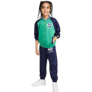 Nike B NSW Next Gen Tricot Set, Complete Tracksuit with Hoodie, Kangaroo Pockets, Trousers with Elasticated Waistband, U90 Logo, 3-4 Years Kids, Green/Blue Nike B NSW Next Gen Tricot Set, Complete Tracksuit with Hoodie, Kangaroo Pockets, Trousers with Elasticated Waistband, U90 Logo, 3-4 Years Kids, Green/Blue