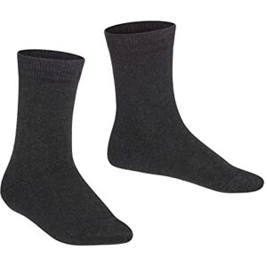 FALKE Unisex Kids Family K So Sustainable Cotton Plain 1 Pair Socks, Grey Anthracite Melange 3080, 5.5-8 FALKE Unisex Kids Family K So Sustainable Cotton Plain 1 Pair Socks, Grey Anthracite Melange 3080, 5.5-8