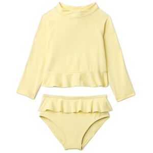 Amazon Essentials Baby Girls' Rashguard Set, Light Yellow, 24 Months Amazon Essentials Baby Girls' Rashguard Set, Light Yellow, 24 Months