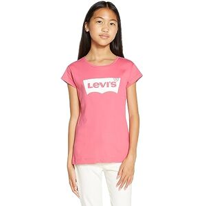 Levi's Girl's Lvg Ss Batwing Tee 4e4234 T-Shirt, Tea Tree Pink, 14 Years Levi's Girl's Lvg Ss Batwing Tee 4e4234 T-Shirt, Tea Tree Pink, 14 Years