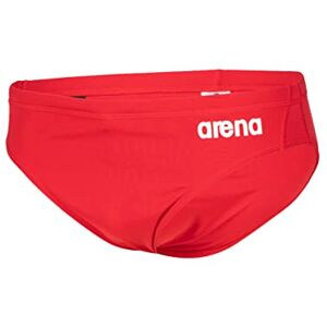 ARENA Solid Team Junior Baby Swimsuit, Quick-Drying, MaxLife Fabric Swimming Trunks with Maximum Chlorine Resistance and UV 50+ Protection Red-White ARENA Solid Team Junior Baby Swimsuit, Quick-Drying, MaxLife Fabric Swimming Trunks with Maximum Chlorine Resistance and UV 50+ Protection Red-White