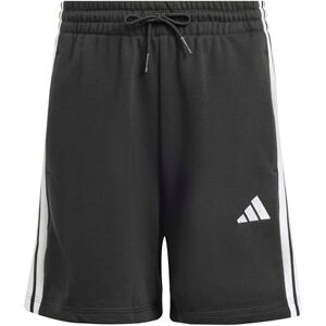 adidas Girl's Essentials 3 Stripes Shorts, Black/White, 7-8 Years adidas Girl's Essentials 3 Stripes Shorts, Black/White, 7-8 Years