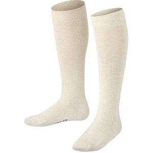 FALKE Unisex Kids Family K Kh Sustainable Cotton Long Plain 1 Pair Knee-High Socks, Beige Sand Melange 4650, 12-2.5 FALKE Unisex Kids Family K Kh Sustainable Cotton Long Plain 1 Pair Knee-High Socks, Beige Sand Melange 4650, 12-2.5