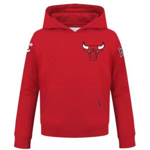 Pro Standard Big Boys NBA Chicago Bulls Classic Chenille Pull Over Hoodie Black M Pro Standard Big Boys NBA Chicago Bulls Classic Chenille Pull Over Hoodie Black M
