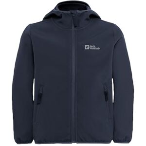 Jack Wolfskin Unisex Children FOURWINDS Jacket Kids Softshell, Night Blue, 92 (EU) Jack Wolfskin Unisex Children FOURWINDS Jacket Kids Softshell, Night Blue, 92 (EU)