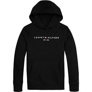 Tommy Hilfiger Kids Unisex Essential Hoodie, Black (Black), 9 Months Tommy Hilfiger Kids Unisex Essential Hoodie, Black (Black), 9 Months