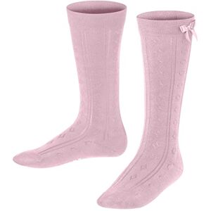 FALKE Unisex Kids Ajour K Kh Cotton Long Patterned 1 Pair Knee-High Socks, Pink Thulit 8663, 9-11.5 FALKE Unisex Kids Ajour K Kh Cotton Long Patterned 1 Pair Knee-High Socks, Pink Thulit 8663, 9-11.5
