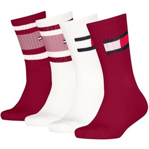 Tommy Hilfiger Unisex Kids Flag & Sport Stripe Classic Sock, Pink, 6-8 UK Tommy Hilfiger Unisex Kids Flag & Sport Stripe Classic Sock, Pink, 6-8 UK
