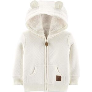 Simple Joys by Carter's Unisex Babies' Hooded Jumper Jacket with Sherpa Lining, Oatmeal, 12 Months Simple Joys by Carter's Unisex Babies' Hooded Jumper Jacket with Sherpa Lining, Oatmeal, 12 Months