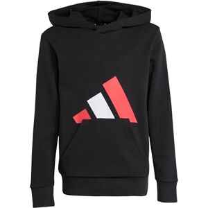 adidas Unisex Kids ESSENTIALS BIG LOGO HOODIE, black/pure ruby/white, 11-12 Years adidas Unisex Kids ESSENTIALS BIG LOGO HOODIE, black/pure ruby/white, 11-12 Years