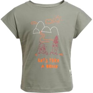 Jack Wolfskin Girl's Take A Break T G T-Shirt, Mint Leaf, 6 Years Jack Wolfskin Girl's Take A Break T G T-Shirt, Mint Leaf, 6 Years