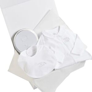 Mamas & Papas Baby Boy Gift Box Soft & Comfy Set of Newborn Baby Gifts with Sleepsuit, Matching Bib, and Hand/Foot Imprint Tin ‘Born in 2025’ Print and Embroidery Medium Mamas & Papas Baby Boy Gift Box Soft & Comfy Set of Newborn Baby Gifts with Sleepsuit, Matching Bib, and Hand/Foot Imprint Tin ‘Born in 2025’ Print and Embroidery Medium