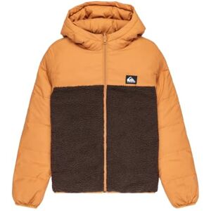 Quiksilver Jacket Scaly Reversible Boy's Brown 14 Quiksilver Jacket Scaly Reversible Boy's Brown 14
