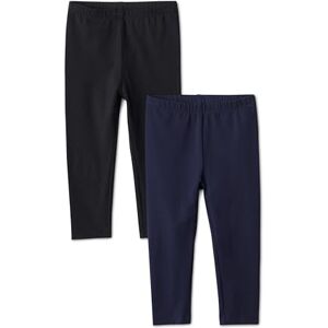 Amazon Essentials Girls' Girls Leggings 2 Pack, Black/Navy, 3T Amazon Essentials Girls' Girls Leggings 2 Pack, Black/Navy, 3T