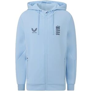 England Cricket Unisex Kids Off Pitch Flex FZ Hoodie, Airy Blue, 14Y England Cricket Unisex Kids Off Pitch Flex FZ Hoodie, Airy Blue, 14Y