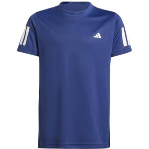 adidas Boy's Boys Club Tennis 3-Stripes T-Shirt, Dark Blue, 5-6 Years adidas Boy's Boys Club Tennis 3-Stripes T-Shirt, Dark Blue, 5-6 Years
