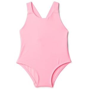 Amazon Essentials x Sofia Grainge Baby Girls' One-Piece Swimsuit with Crisscross Straps, Ruffle Detail, Bright Pink, 4 Years Amazon Essentials x Sofia Grainge Baby Girls' One-Piece Swimsuit with Crisscross Straps, Ruffle Detail, Bright Pink, 4 Years