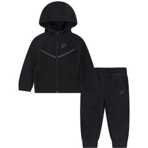Nike Kids N Nsw Tech Fleece Fz Set, Black, 18 Months Nike Kids N Nsw Tech Fleece Fz Set, Black, 18 Months
