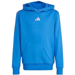 adidas Unisex Kids ESSENTIALS POCKET HOODIE, ray blue/white, 7-8 Years adidas Unisex Kids ESSENTIALS POCKET HOODIE, ray blue/white, 7-8 Years