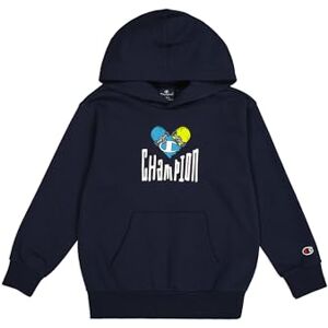 Champion Legacy Play With Graphics B (306908) Ultra-light Soft Compact Polyfleece Hooded Sweatshirt, Navy (NNY), 11-12 years (L) Boys FW24 Champion Legacy Play With Graphics B (306908) Ultra-light Soft Compact Polyfleece Hooded Sweatshirt, Navy (NNY), 11-12 years (L) Boys FW24