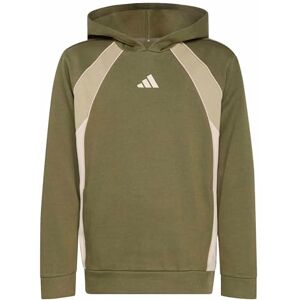 adidas Unisex Kids COLOR BLOCK HOODIE, olive strata/Crystal Linen/Wonder Cargo, 15-16 Years adidas Unisex Kids COLOR BLOCK HOODIE, olive strata/Crystal Linen/Wonder Cargo, 15-16 Years