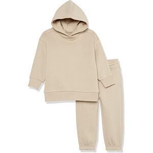 Amazon Essentials Unisex Kids' Modern Sweat Set, Pack of 2, Tan, 10 Years Amazon Essentials Unisex Kids' Modern Sweat Set, Pack of 2, Tan, 10 Years