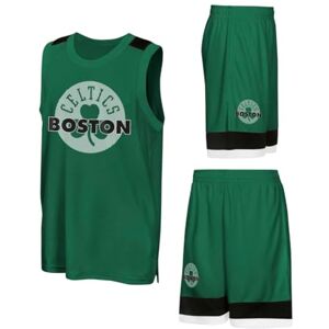 NBA Outerstuff Officially Licensed Boston Celtics Boys Basketball Set – Kids Tank Top & Shorts Outfit – Green Celtics Clothing – Youth Basketball Shorts Set – Lightweight Breathable Sportswear NBA Outerstuff Officially Licensed Boston Celtics Boys Basketball Set – Kids Tank Top & Shorts Outfit – Green Celtics Clothing – Youth Basketball Shorts Set – Lightweight Breathable Sportswear