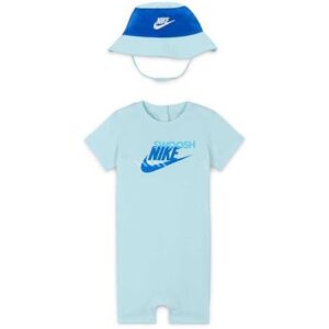 Nike Unisex B NSW Pe Romper Bkthat Set Glacier Blue T-Shirt Nike Unisex B NSW Pe Romper Bkthat Set Glacier Blue T-Shirt