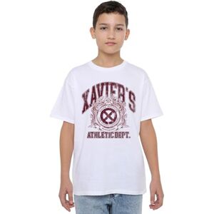 Marvel X-Men Boys Professor Xaviers Athletic Dept Red Unisex Kids T-Shirt, White, 12-13 Years UK Marvel X-Men Boys Professor Xaviers Athletic Dept Red Unisex Kids T-Shirt, White, 12-13 Years UK