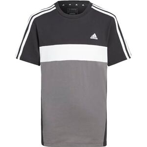 adidas Unisex Kids Tiberio 3-Stripes Colorblock Cotton Kids Short Sleeve T-Shirt, 7-8 Years adidas Unisex Kids Tiberio 3-Stripes Colorblock Cotton Kids Short Sleeve T-Shirt, 7-8 Years
