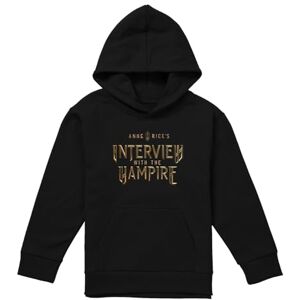 Interview With The Vampire Gold Logo Youth Kids Boy Girls Pull-Over Hoodie, Black, 12-13 Interview With The Vampire Gold Logo Youth Kids Boy Girls Pull-Over Hoodie, Black, 12-13
