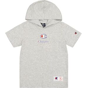 Champion Boys Legacy Retro Sport B (306855) Hooded Short Sleeve T-Shirt, Grey (Em021), 3-4 Years UK Champion Boys Legacy Retro Sport B (306855) Hooded Short Sleeve T-Shirt, Grey (Em021), 3-4 Years UK