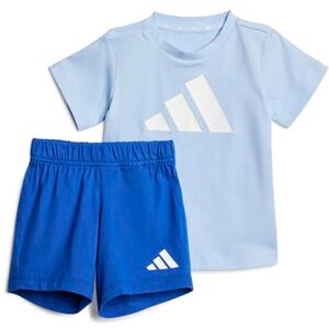 adidas Unisex Baby Essentials Big Logo Set Track Suit, glow blue/white, 12-18 Months adidas Unisex Baby Essentials Big Logo Set Track Suit, glow blue/white, 12-18 Months