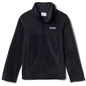 Columbia Youth Unisex Steens Mtn 1/4 Snap Fleece Pull-over, Black, XXS Columbia Youth Unisex Steens Mtn 1/4 Snap Fleece Pull-over, Black, XXS