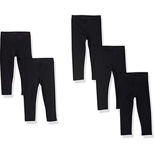 Amazon Essentials Girls' Leggings, Pack of 5, Black, 10 Years Amazon Essentials Girls' Leggings, Pack of 5, Black, 10 Years