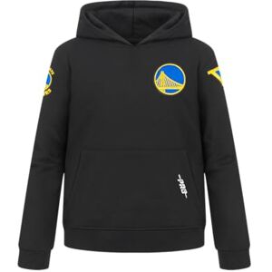 Pro Standard Big Boys NBA Golden State Warriors Classic Chenille Pull Over Hoodie Black M Pro Standard Big Boys NBA Golden State Warriors Classic Chenille Pull Over Hoodie Black M