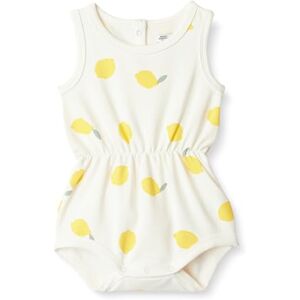 Amazon Essentials x Sofia Grainge Baby Girls' Lightweight French Terry Sleeveless Shorts Romper Suit, Ivory Big Lemon, 12 Months Amazon Essentials x Sofia Grainge Baby Girls' Lightweight French Terry Sleeveless Shorts Romper Suit, Ivory Big Lemon, 12 Months